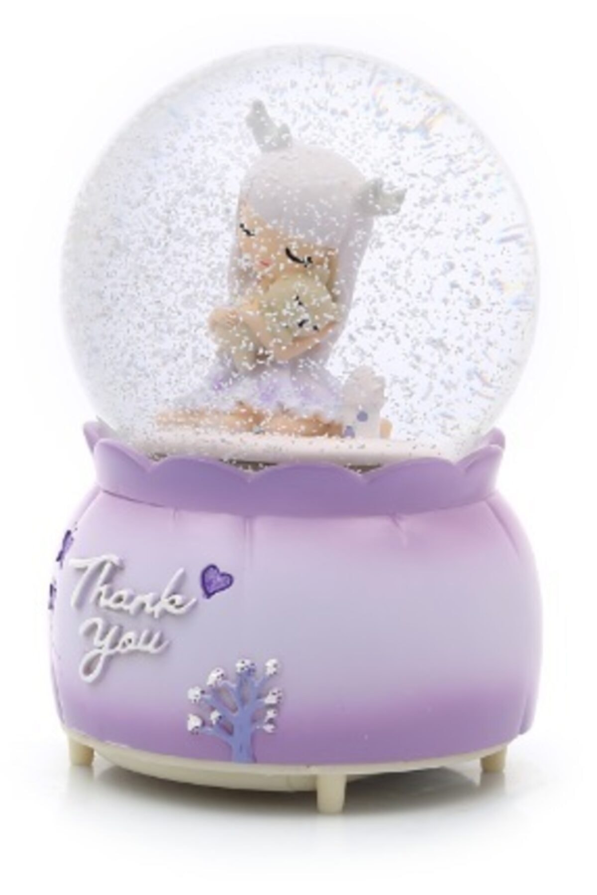 Luminous Snow Globe Big Size Cute Girl Musical Glass Globe Crystal Balls Magnetic Globes Home Office Decoration