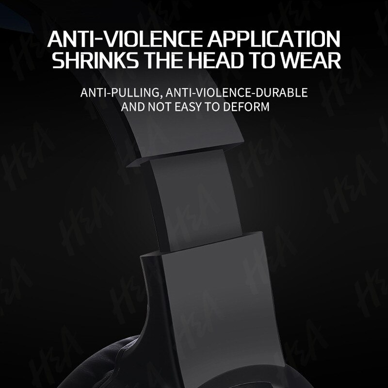 H&A Gaming Headset - 7.1 Surround Sound - Wired - with Microphone - for PC, PS4, Computer