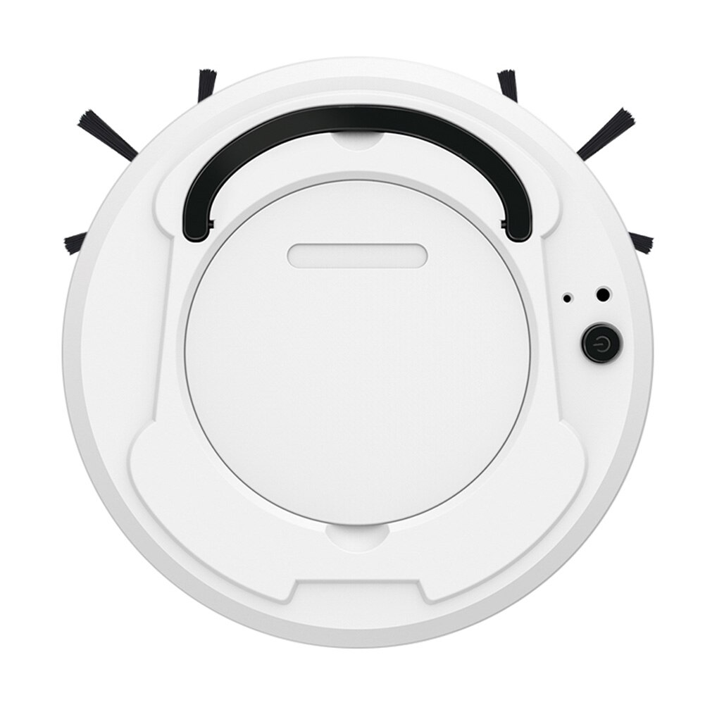 Støvsuger 1200pa smart fejerobot automatisk sensing hjem rengøring multifunktionel mopperobot: Hvid
