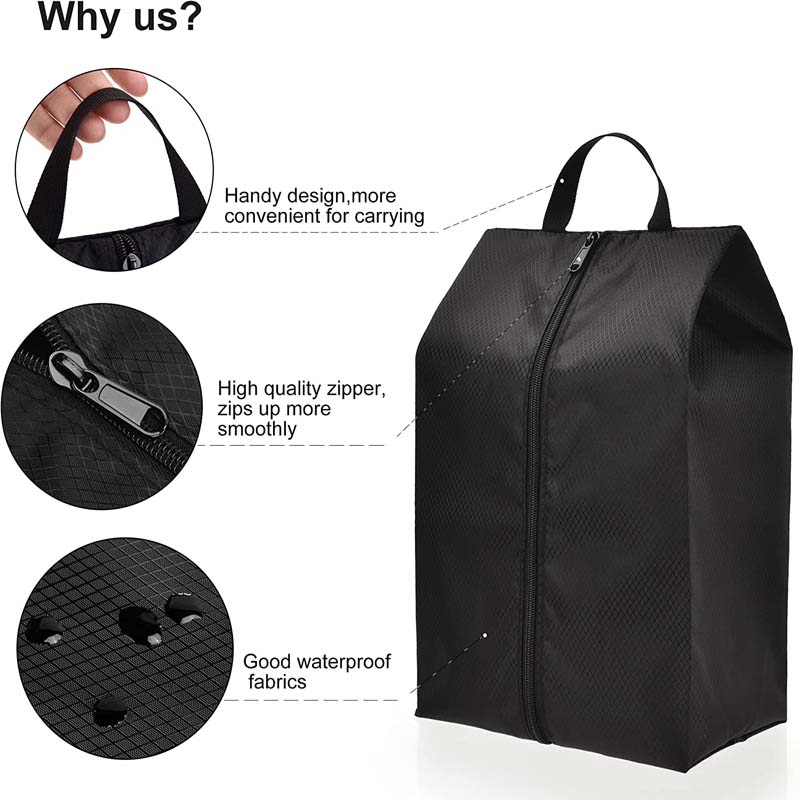 Staubdichte Schuhe Aufbewahrungstaschen Reise tragbare Nylon Schuhe Tasche mit stabilem Reißverschluss Beutel fallen wasserdichte Tasche Schuhe Organizer