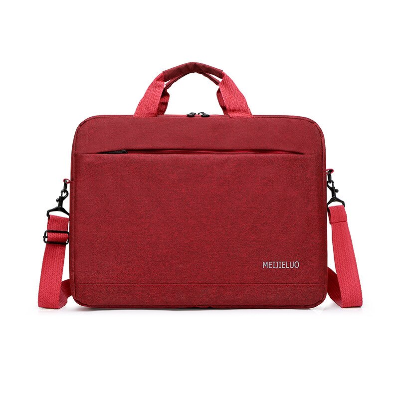 Männer Tragbaren Computer Taschen Frauen Aktentasche Notizbuch Handtasche 15,6 Zoll Schulter Hand Tasche Frau Bote Crossbody Für Handtaschen: 904 rot