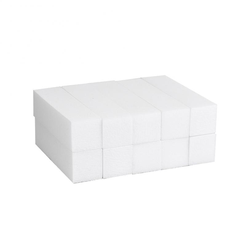 1/5/10/20 st tålig svamp nagelfil vit slipning buffertblock akryl block polish pedikyr manikyr nagelkonst verktyg användbart