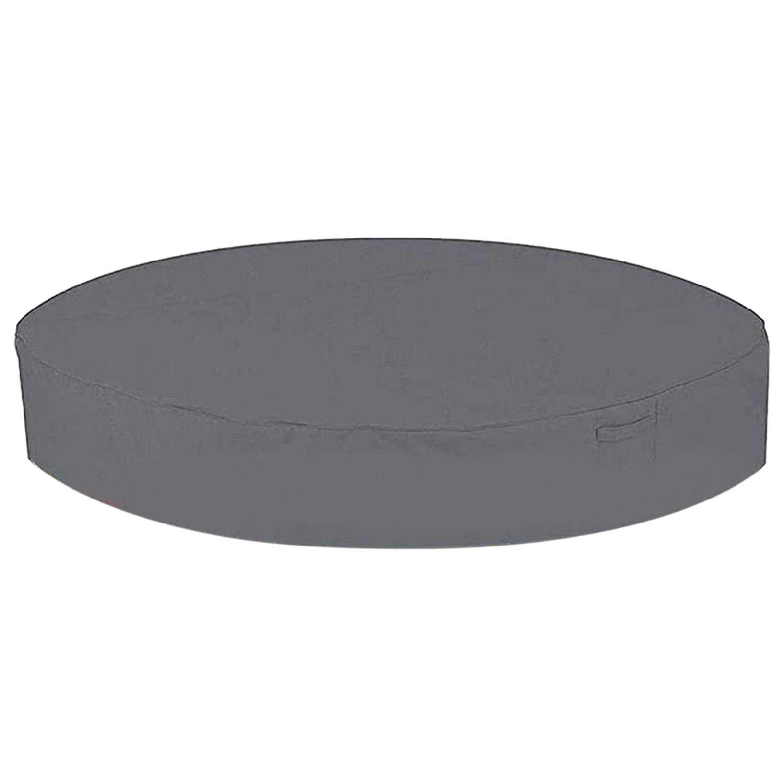 Elastic Bottom Outdoor Spa Protector Solid Tub Cover Shade Round Portable Waterproof Foldable Weather Resistant Anti UV: Grey / 190x90cm
