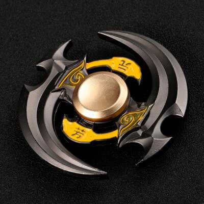 Yooap Hand Spinner Fidget Heptagonal Electroplate Hybrid Zinc Alloy Metal Fidget Metal Bearing Edc Finger Relieve Stress: Type L