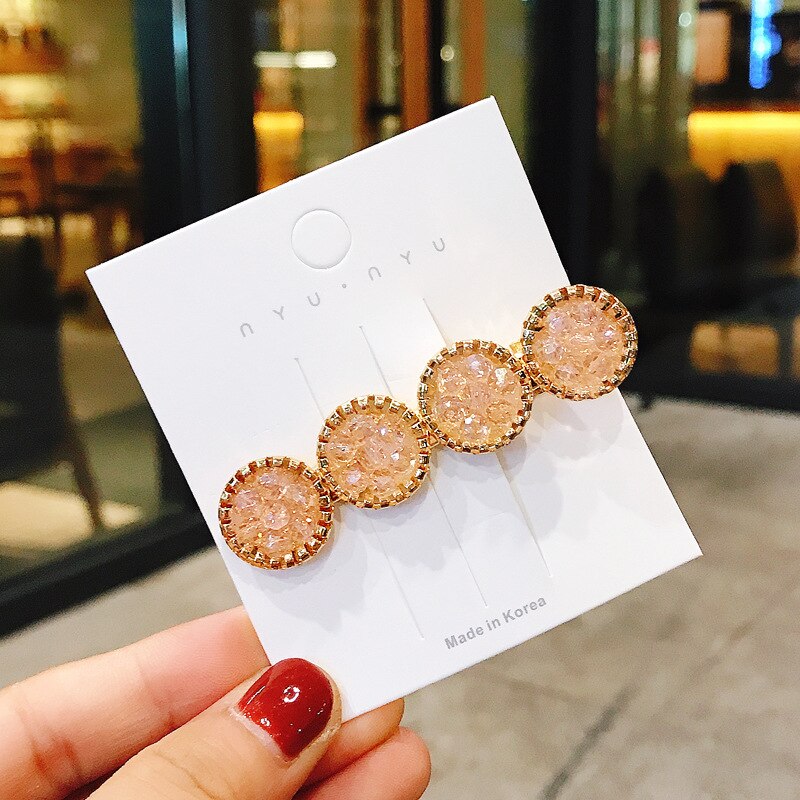Macaron pearl hårspænde piger snap hair hårspænde pind hårnål hår styling tilbehør til kvinder piger kvinder: 9