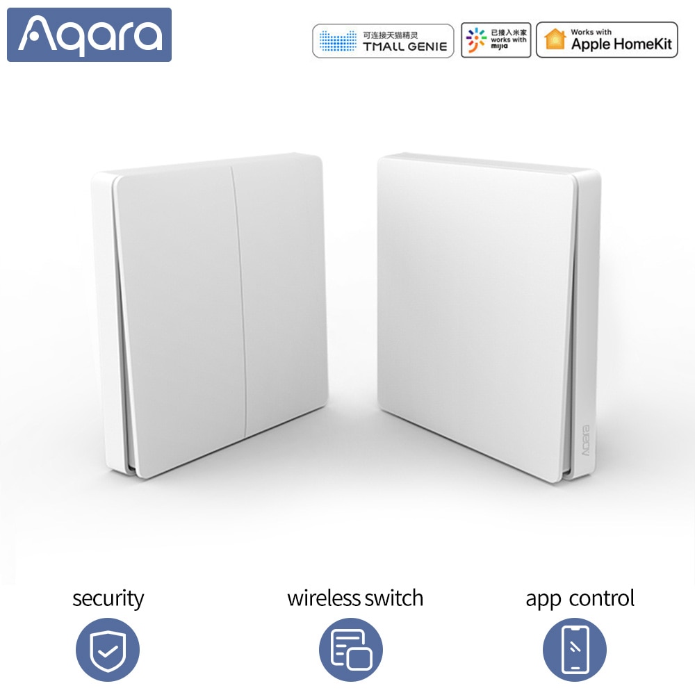 Aqara Smart Wireless Schalter Wand Schalter Licht Control Zigbee APP WIFI Steuer Drahtlose türklingel für xiaomi Smart home