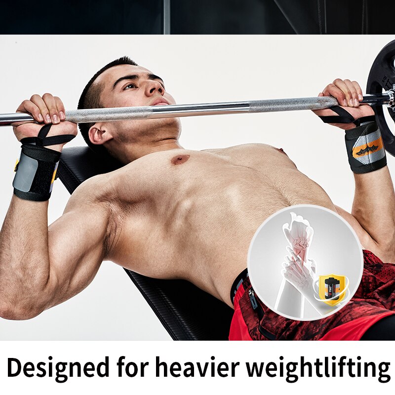 TMT Dragonne Poids Levage Bandage Main Crossfit Haltère Haltérophilie Poignet Bracelet Sport Bandage Formation Sécurité