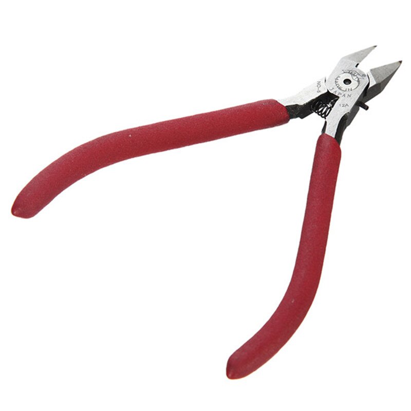 Diagonal Pliers Mini Wire Cutter Small Soft Cutting Electronic Pliers Wires Insulating Rubber Handle Model Hand Tools: Default Title