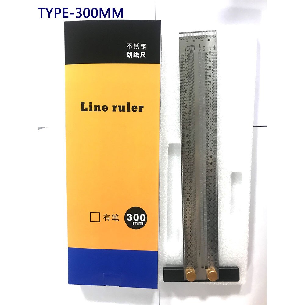 High-Precision Caliper Woodworking Tools Hole Ruler Stainless Scribing Mark Line Gauge Carpenter Super Sizer Measuring Tool