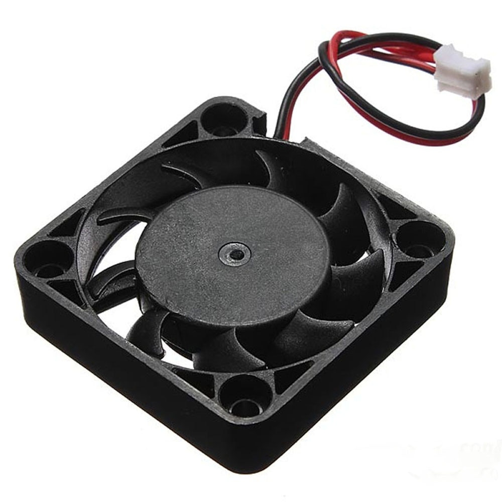 Mini ventilador do computador, 2 peças 12v-pequeno 40mm x 10mm dc sem escova 2 pinos o.15