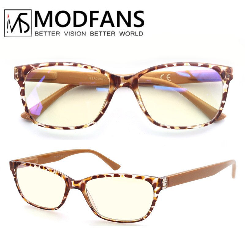 Blue Light Blocking Computer Glasses,Anti Harmful Digital/Game/TV/Phone Ray Reading Glasses,Large Square Frame Lightweight: Shiny Demi