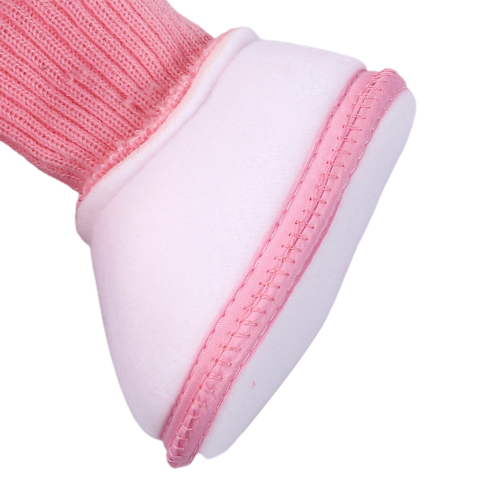 Kleinkind Baby Mädchen Bowknot Wanderschuhe Kleinkind Plüsch Anti Schleudern Stiefel für freundlicher Spitze hoch Bogen freundlicher Elastische Sohle socken