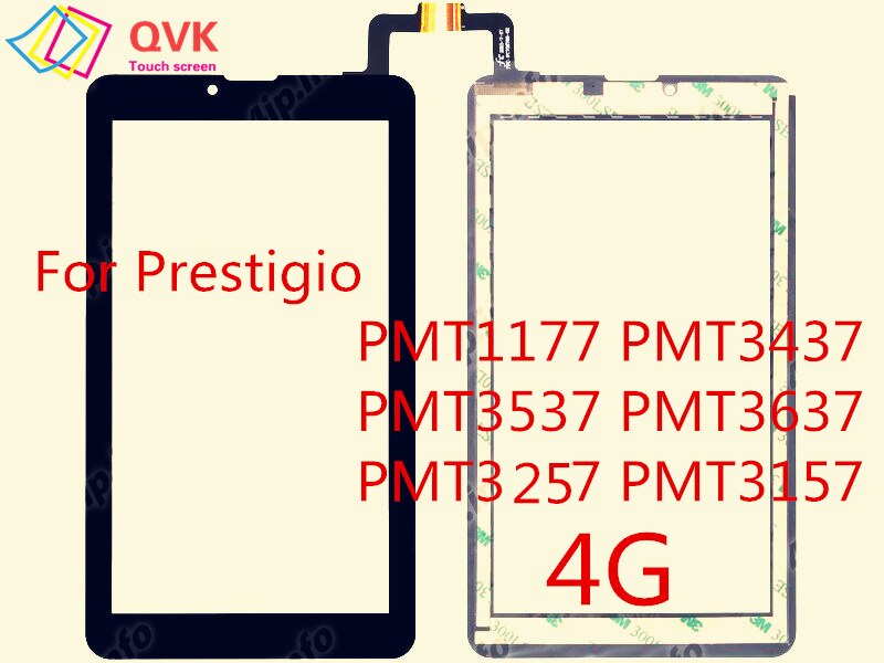 Black 7 inch for PRESTIGIO GRACE WIZE PMT 3147 1177 3437 3537 3637 3257 3157 3G 4G Capacitive touch screen panel PMT3157 3G 4G