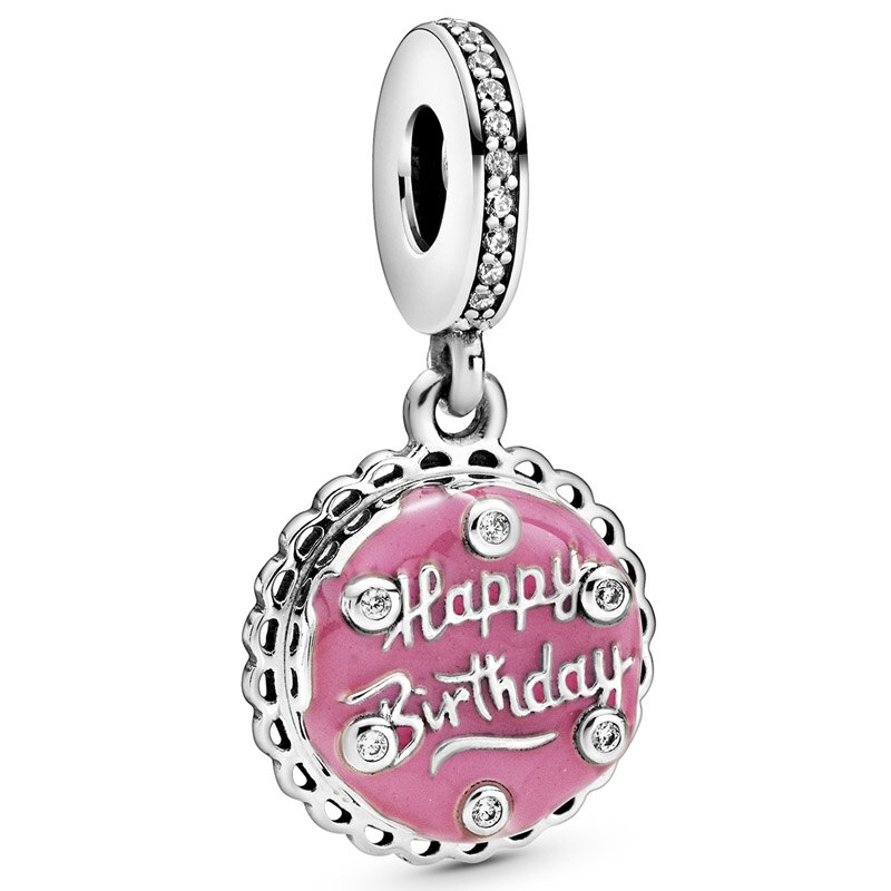 Birthday Cake Twinkling Stars Forever Sisters Crown Pendant Beads 925 Sterling Silver Charms Fit Bracelet Diy Jewelry: P-D-2998