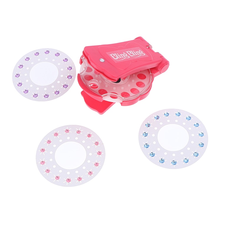 180 Edelsteine Blingers Deluxe Set Pretend Spielen Spielzeug DIY Mädchen Haar Styling Werkzeug Diamant Aufkleber Spielzeug