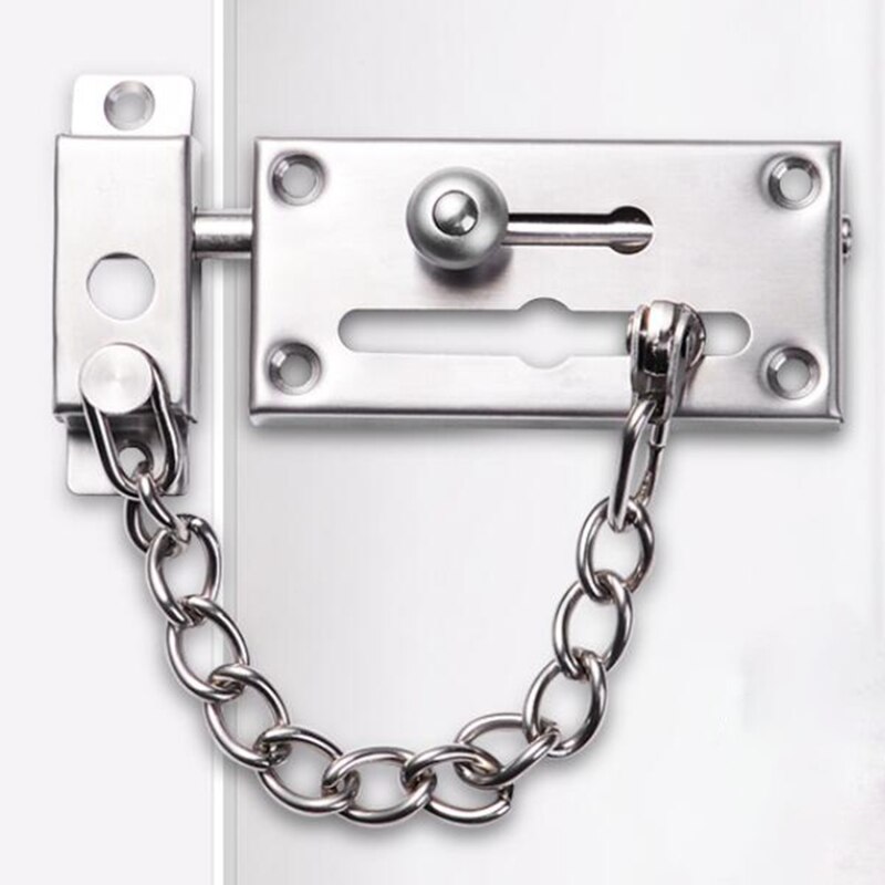 Door Security Guard Chain Alloy Hotel Home Door Window Safety Sliding Bolt Anti-theft Chain Lock Antique Latch Hardware