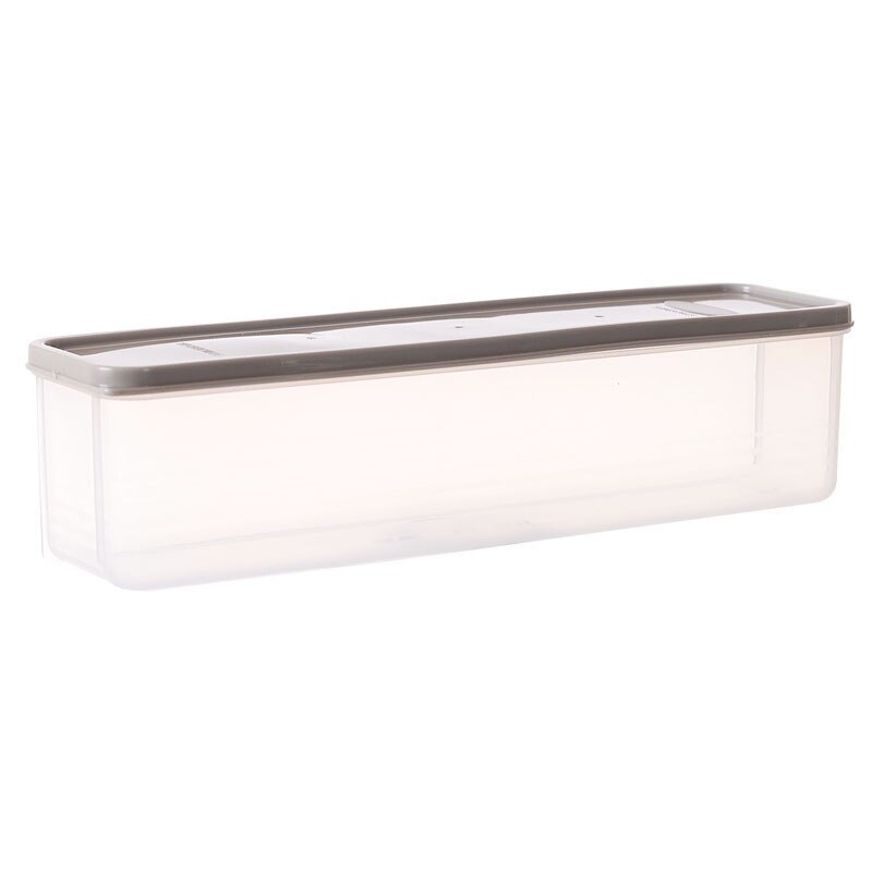 Large Capacity Airtight Rectangular Pasta Box Noodles Container Kitchen Food Storage Clear Seal Jar Fresh-keeping Case