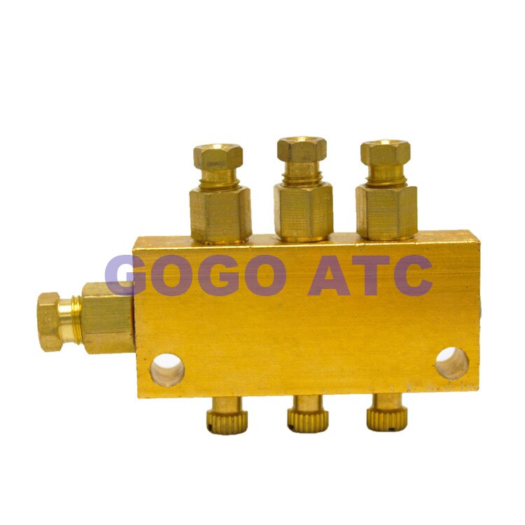 Oil circuit distributor 1-10 oil separator adjustable drain distribution lubrication system distribution valve Oil separator