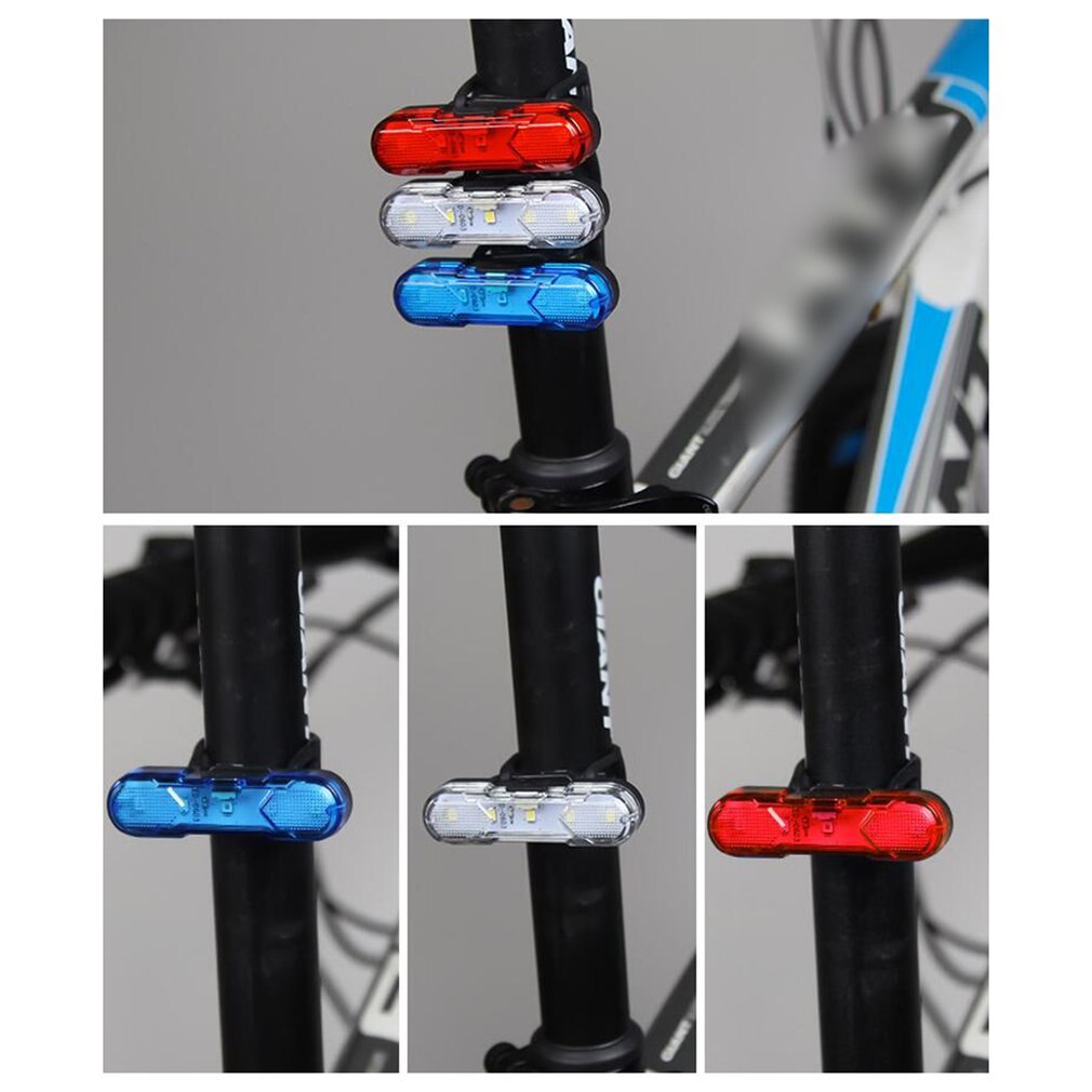 Fiets Led Lamp Fiets Achterlicht Mini Achterlicht Usb Oplaadbare Veiligheid Night Rijden Achterlicht