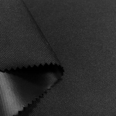 600D Thick Oxford Fabric Waterproof Solid PVC Coated Fabrics DIY Tents Bags Outdoor Shelter Canopy Anti Abrasion Strong Cloth: black