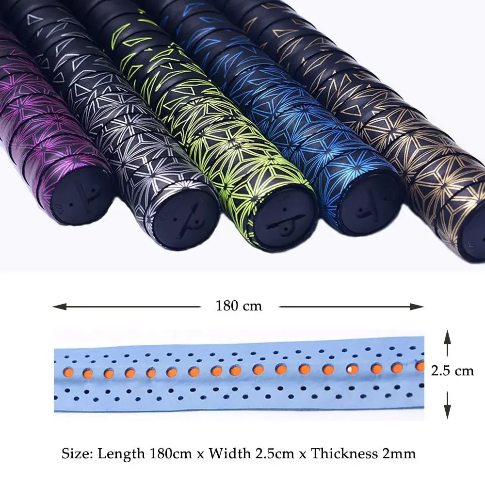 1.8m Thicken Tennis Squash Racket Windings Over Bicycle Handle Fishing Rod Sweatband Anti-slip Band Sweat Absorbed Grip Tape