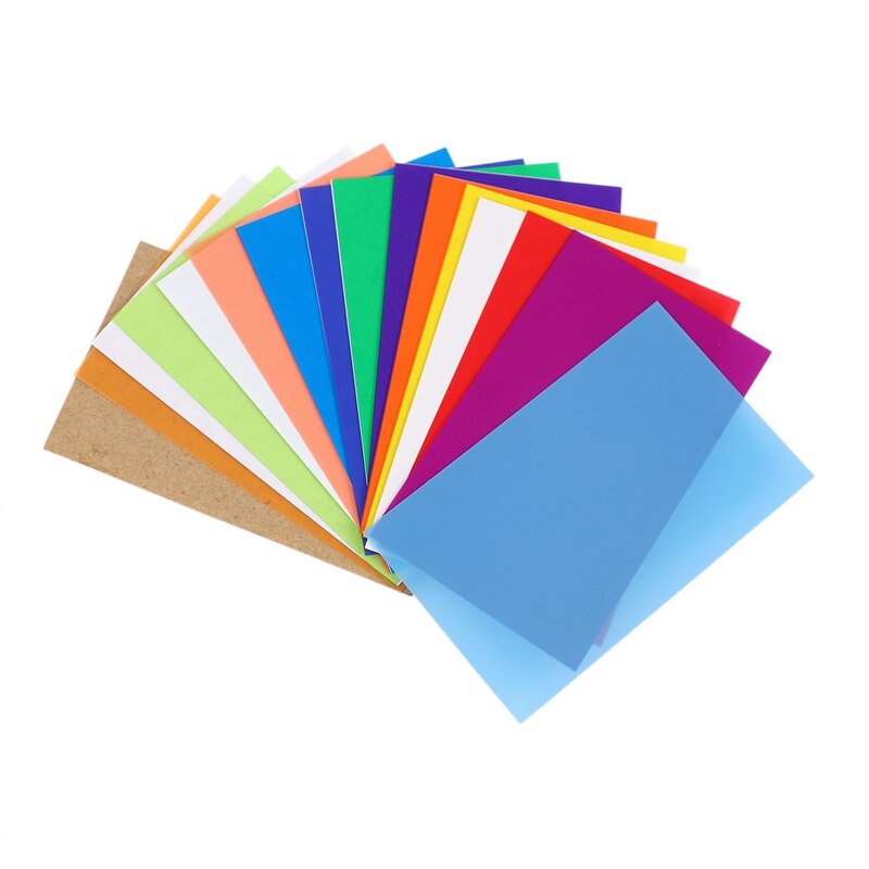 13 p accessoires pour appareil photo cs : 1 pièces 52mm 3- en -1 pare-soleil et 12 pièces flash speedlite 12 filtres gels de couleur