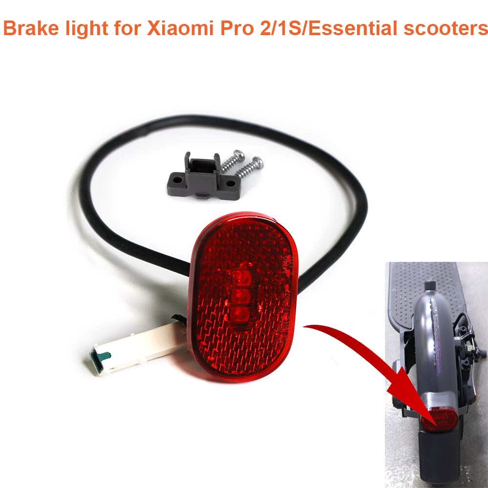 Tail Brake Light for Xiaomi Mi Pro 2 and 1S Essential Electric Scooter Rear Light Stoplight Spare Parts