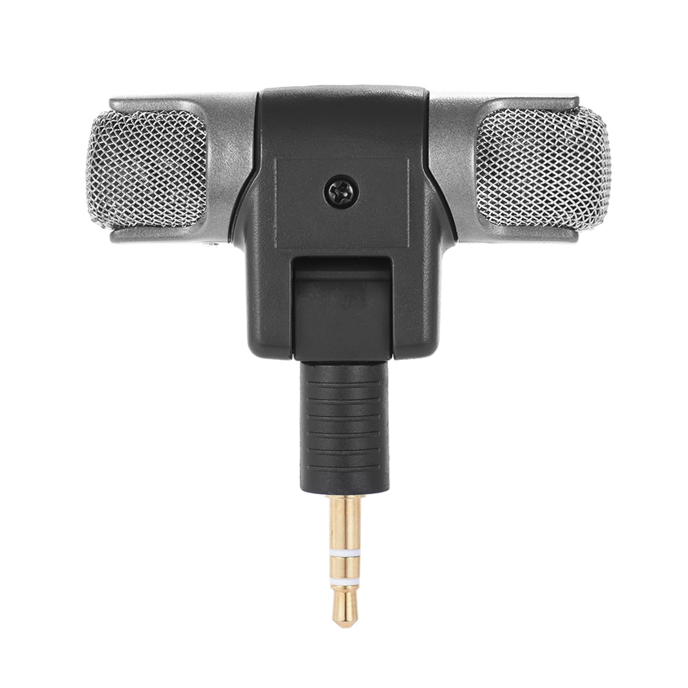 Externe Stereo Mic Microfoon Met 3.5 Mm Naar Mini Usb Micro Adapter Kabel Voor Gopro Hero 3 3 + 4 voor Aee Sport Actie Camera