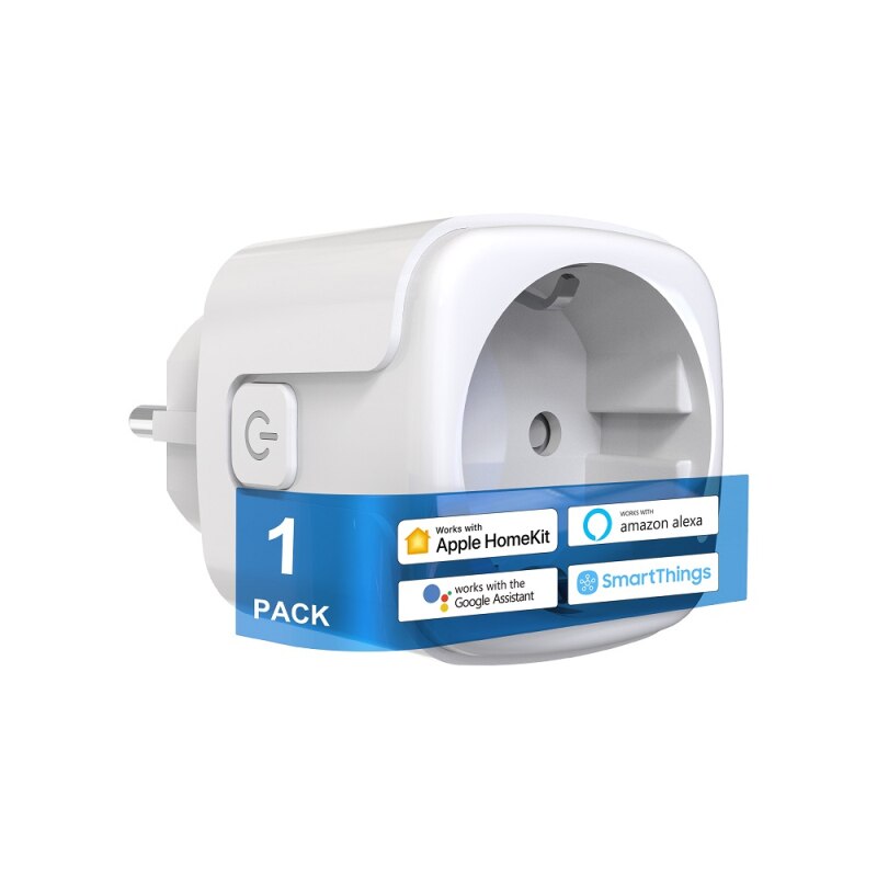 16A EU Tuya Smart Wifi Power Plug For HomeKit Smart Home Wifi Wireless Socket Outlet Works With Alexa Google Home Smart Life App