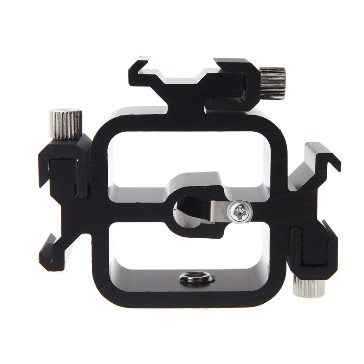 3 in 1 Schuh Halterung verdreifachen Kopf montieren Adapter Mit Regenschirm See Licht Basis Alle-Metall Kamera 1/4 zoll Schraube montieren Adapter