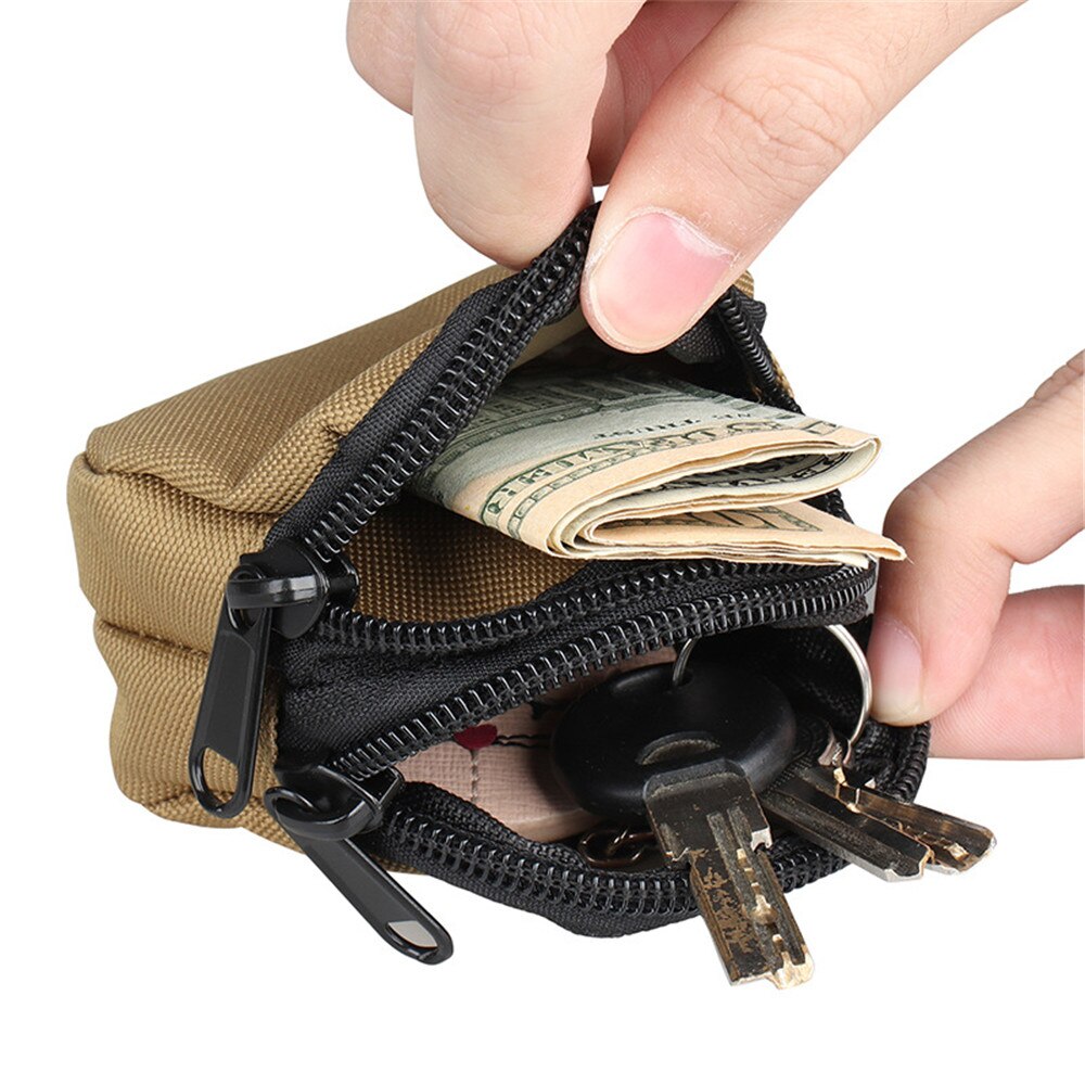 Outdoor Mini Fanny Pack Taille Pouch Camping Rits Taille Bag Key Coin Kleine Portemonnee Organisator Portemonnee Sleutel Tas