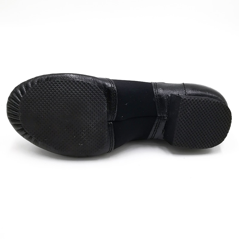 Læder slip-on elastiske sko alle størrelser voksne børn splitsål jazz sko