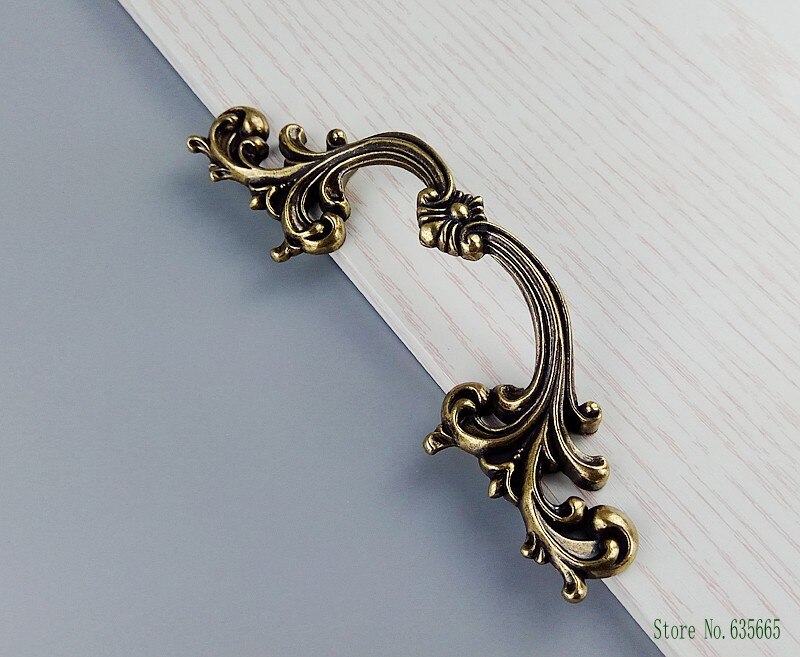 Antyczne srebro klasyczne meble uchwyt szafki kuchenne drzwi przesuwne szuflada szafa na ubrania szafka uchwyt kredensu pokrętło