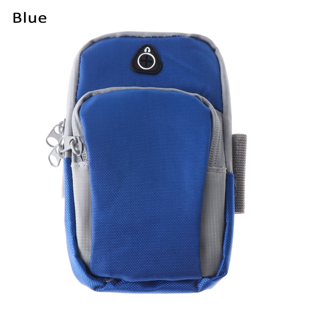 Sport hardlooparmband tas hoes hardlooparmband universele waterdichte sport mobiele telefoonhouder: Blauw