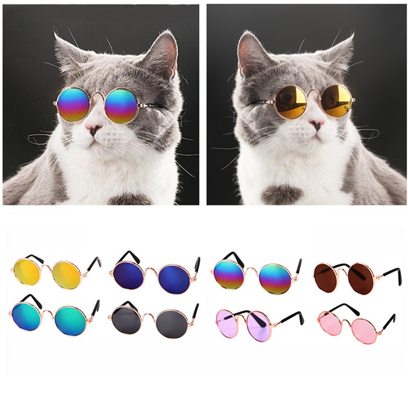 Pet Kat Hond Bril Mini Zonnebril Eye-Bescherming Pet 'S Props Kat Speelgoed Dierbenodigdheden
