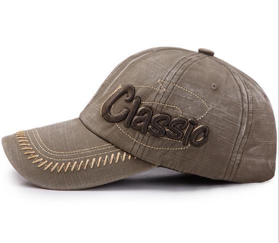 2020 nuovo unisex berretto da baseball ricamato, stile semplice, regolabile lavaggio vecchio cappello da cowboy in estate