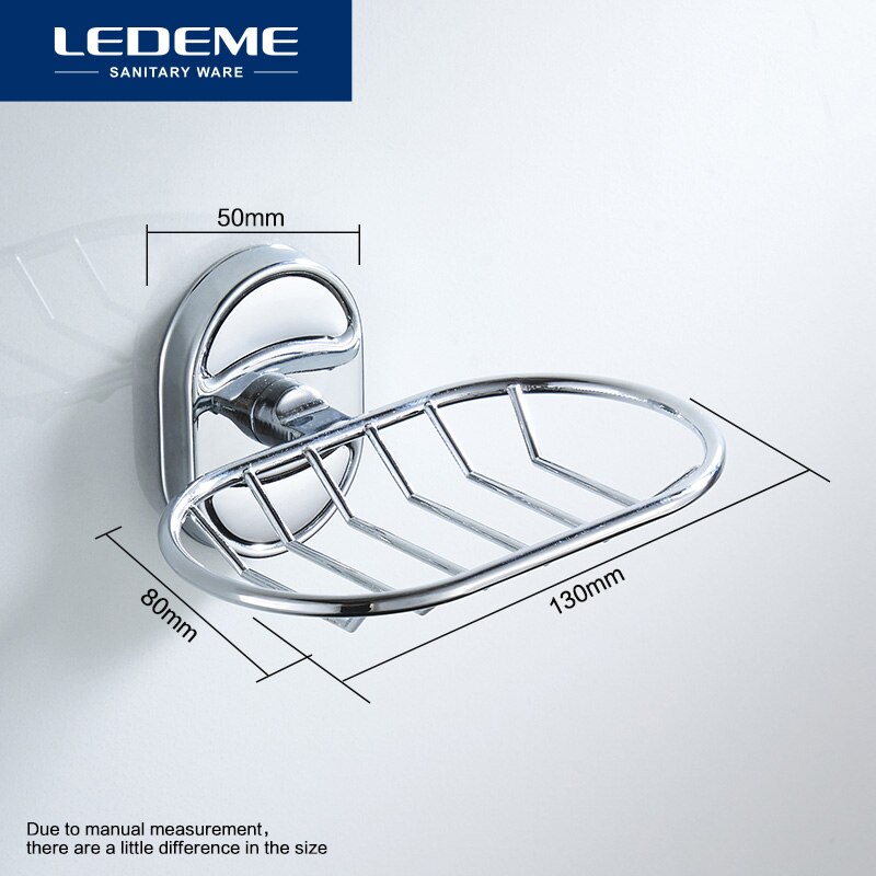 Ledeme Rvs Badkamer Zeep Houder Douche Zeepbakje Badkamer Lade Accessoires Doos Plank Muur Gerechten Planken L1902-1