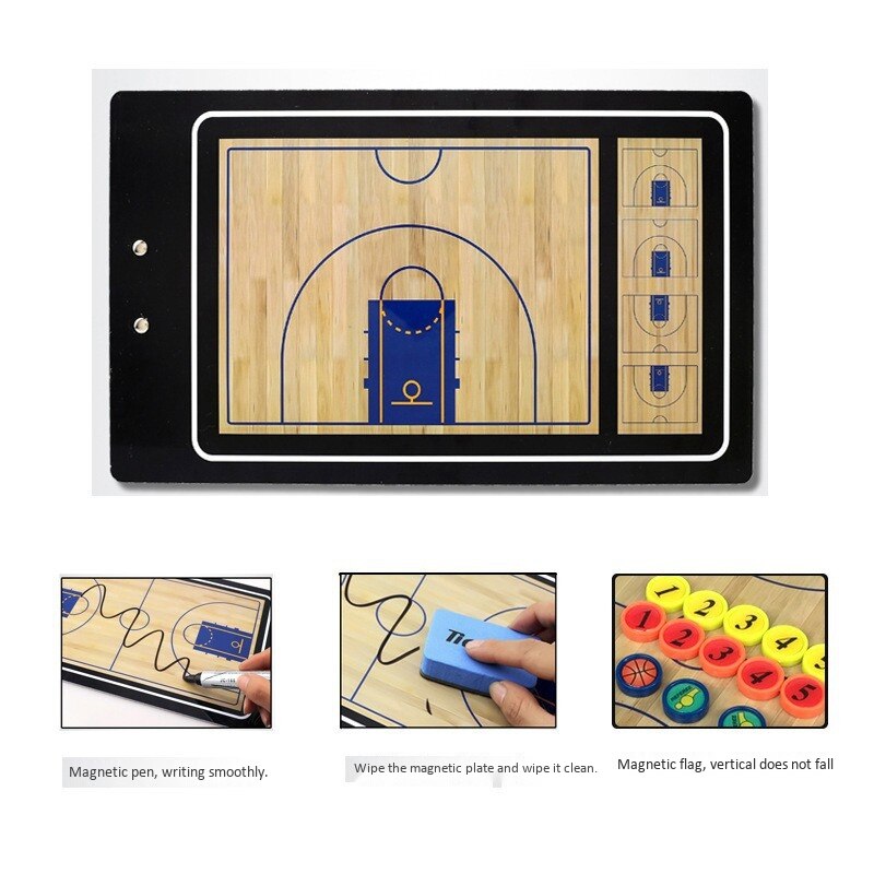 Basketball Zipper Board Referee Basketball Teaching Board