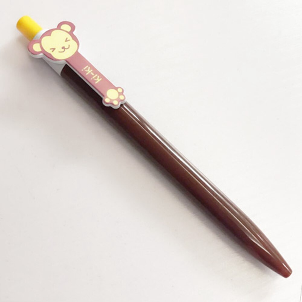 1 pièce Kawaii fournitures scolaires bureau papeterie stylo à bille poignées mignon sucette bonbon bonbon Freebie style: Cartoon Blue ink