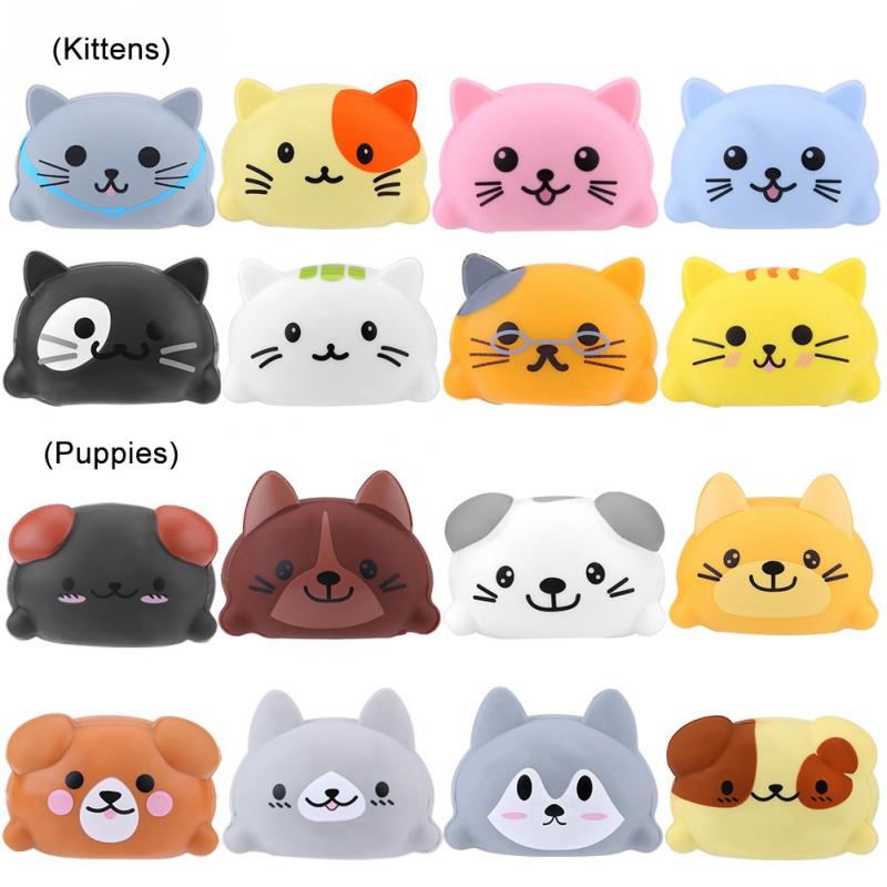 8 stuks/set baby kinderen muziekschaal katten/honden elektrische speler piano koor siliconen dieren speelgoed grappig educatief speelgoed voor kinderen