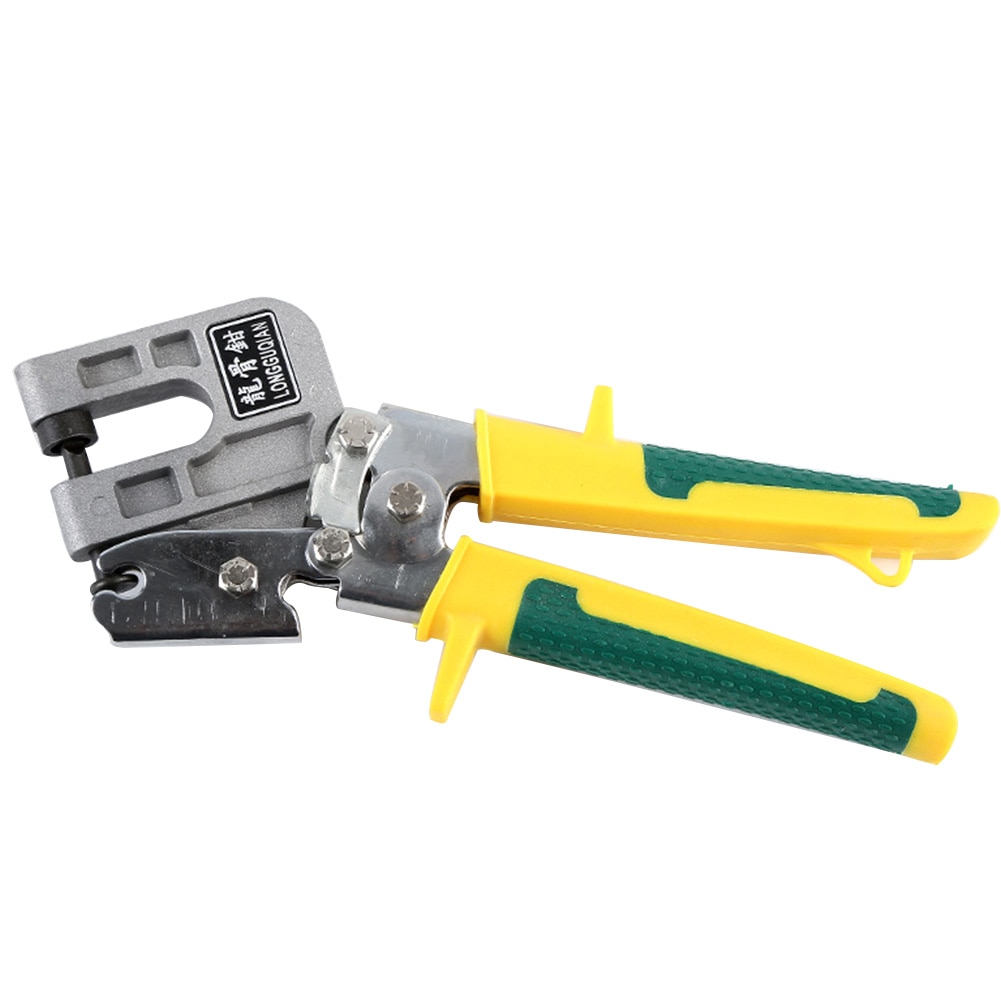 Punch Pliers Installation Partition Drywall Tool Metal Stud Crimpers Joiner Lock Plaster Board Non-Slip Fastening TPR Handle