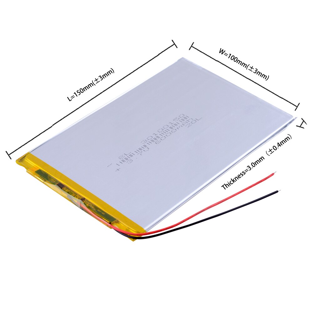 lithium polymer battery 30100150 3.7V 5000MAH V819 3G Tablet PC built-in battery Rechargeable batteries