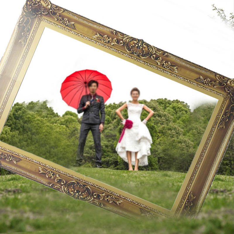 Paper Photo frame Booth Props for Wedding Birthday Family Reunion Party Photo booth Event Funny Decoration Lianguan Conna