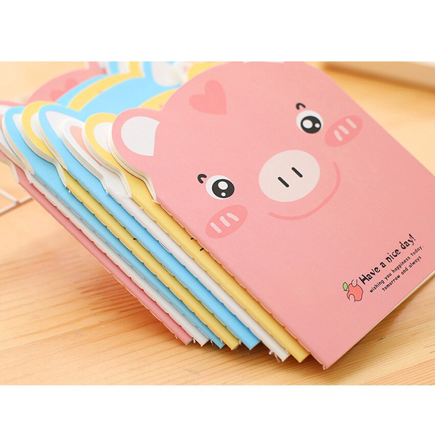 1pc/lot Strange Pig Colorful MINI writing notebook Classical paper Learning for School Office Student