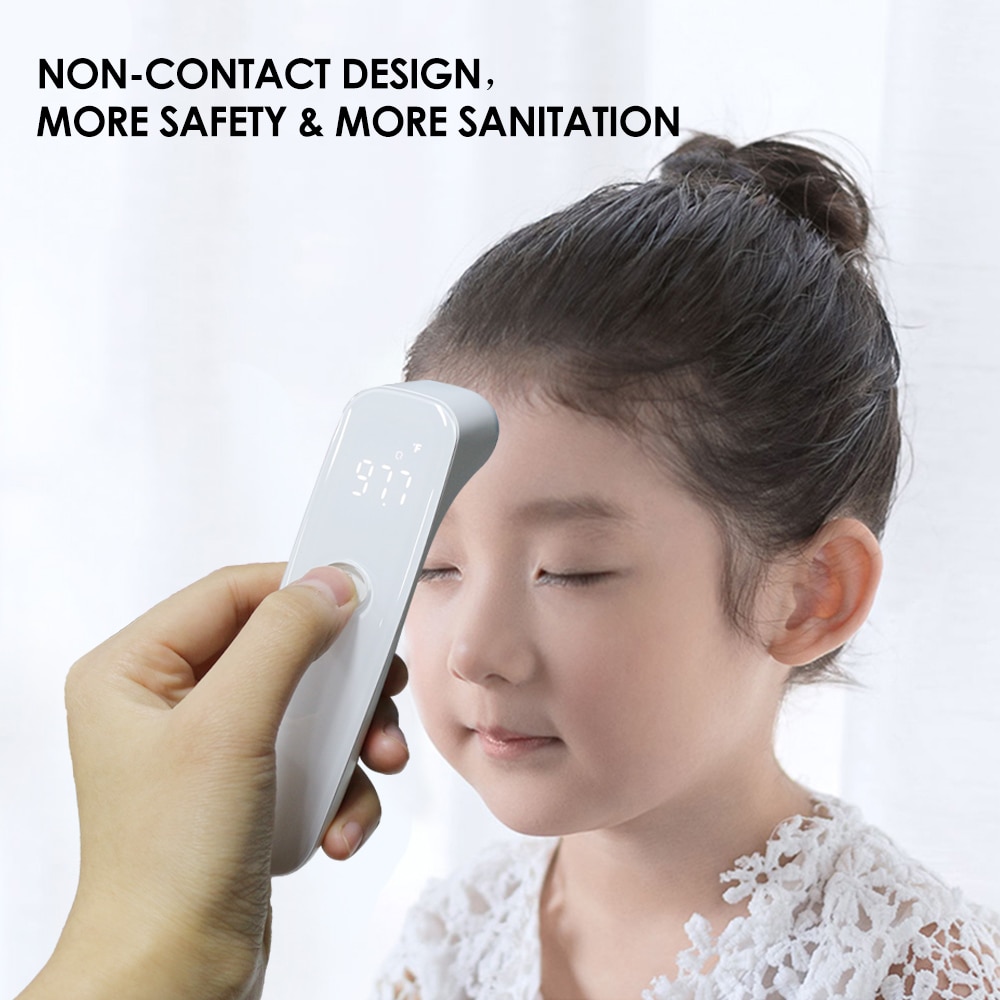 Digital IR Infrared LED Full Screen Smart Body Thermometer / 1S Instant Measure Thermometer for Baby Kids and Adults