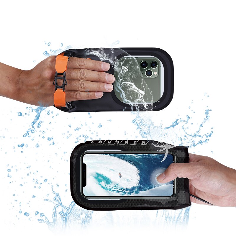 Mobiele Telefoon Waterdichte Zwemmen Tas Membraan Duiken Raften Varen Duiken Telefoon Bag Case Voor Onder 7 Inch