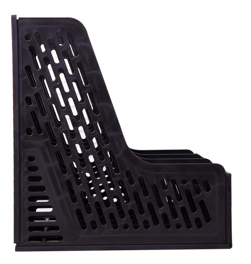 Deli 9845 document trays file box functional file organizer 3 cases desktop storage file folder with label