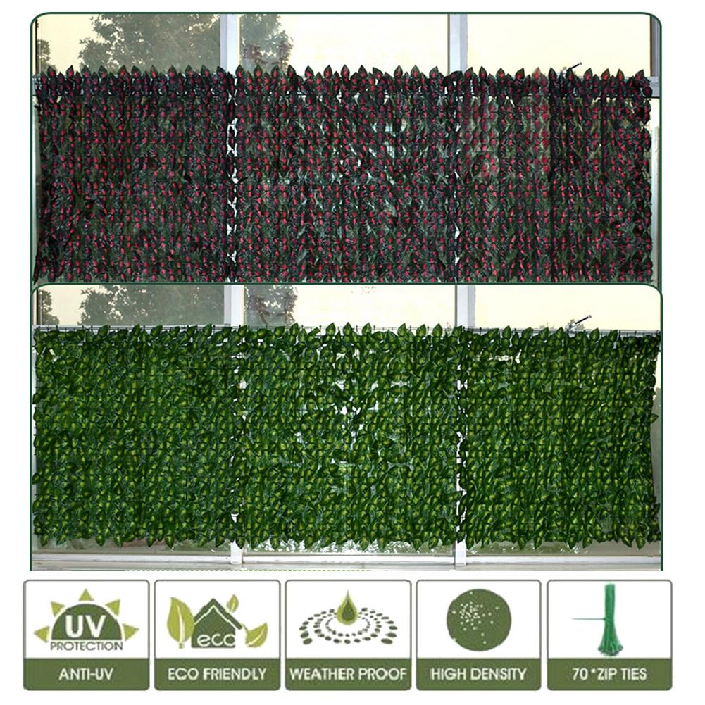 Artificial Ivy Screening Rolls Artificial Balcony Fence Can Be Cut And Spliced Garden Rattan Fence Basil Leaf Balcony Screen