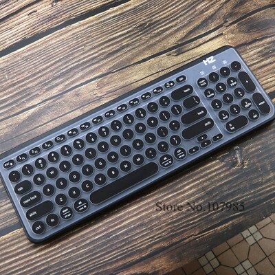 Silicone Laptop Keyboard Cover Skin Protector For Logitech K780 Multi-Device Wireless Keyboard K 780: Black