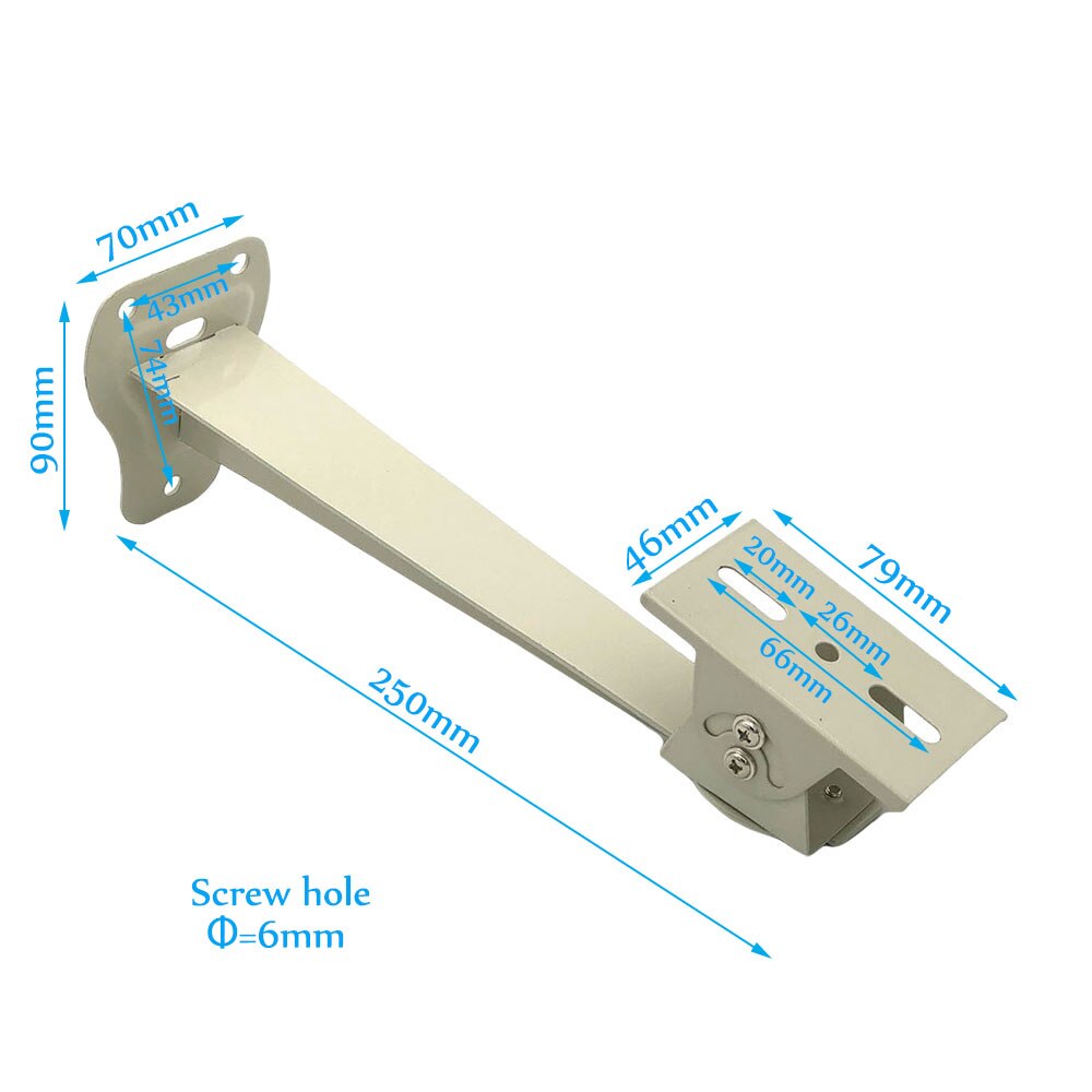 Metalen Muur Plafond Mount Stand Cctv Beugel Met Verstelbare Hoeken Voor Surveillance Ip Ahd Analoge Camera Security System